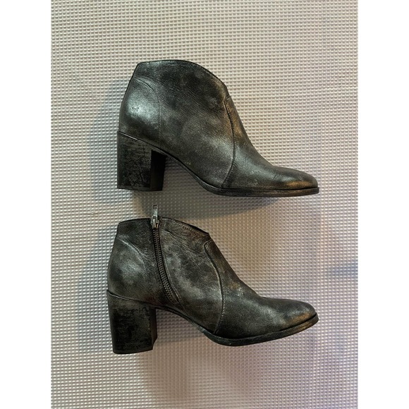 Frye Nora Metallic Leather Boots SIZE 8.5 - Picture 6 of 12